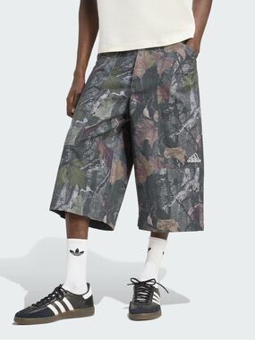 adidas Men’s Camo Chino Shorts in Olive/Gray/Brown